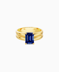 Royal Blue Lab Sapphire / Emerald (NS) / 1.5ct