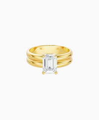 White Lab Diamond / Emerald (NS) / 1.5ct