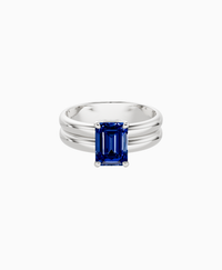 Royal Blue Lab Sapphire / Emerald (NS) / 1.5ct