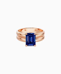 Royal Blue Lab Sapphire / Emerald (NS) / 2ct