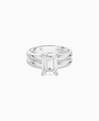 White Lab Diamond / Emerald (NS) / 2ct