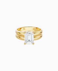 White Lab Diamond / Emerald (NS) / 2ct
