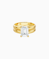 White Lab Diamond / Emerald (NS) / 2ct