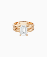 White Lab Diamond / Emerald (NS) / 2ct