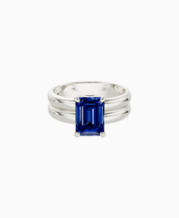 Royal Blue Lab Sapphire / Emerald (NS) / 2ct