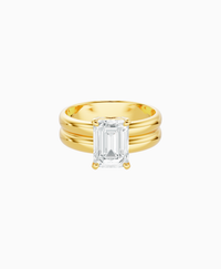 White Lab Diamond / Emerald (NS) / 2ct