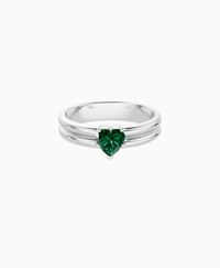 Zambian Lab Emerald / Heart / 0.5ct