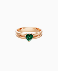 Zambian Lab Emerald / Heart / 0.5ct