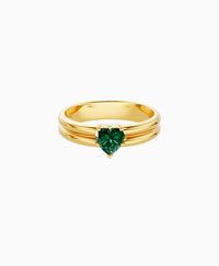 Zambian Lab Emerald / Heart / 0.5ct