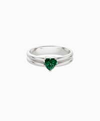 Zambian Lab Emerald / Heart / 0.5ct