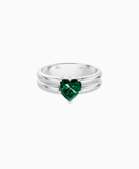 Zambian Lab Emerald / Heart / 1ct
