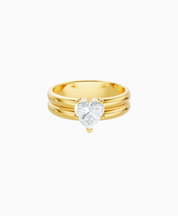 White Lab Diamond / Heart / 1ct