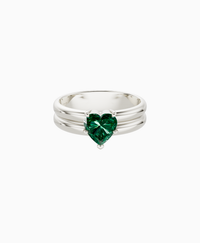 Zambian Lab Emerald / Heart / 1ct