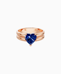 Royal Blue Lab Sapphire / Heart / 1.5ct
