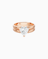 White Lab Diamond / Heart / 1.5ct