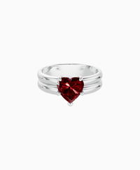 Pigeon Blood Lab Ruby / Heart / 1.5ct