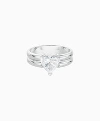 White Lab Diamond / Heart / 1.5ct