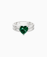 Zambian Lab Emerald / Heart / 1.5ct