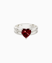 Pigeon Blood Lab Ruby / Heart / 1.5ct