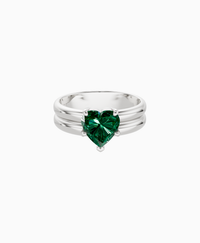 Zambian Lab Emerald / Heart / 1.5ct