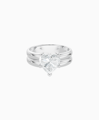 White Lab Diamond / Heart / 2ct