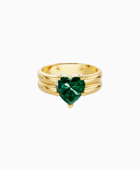 Zambian Lab Emerald / Heart / 2ct
