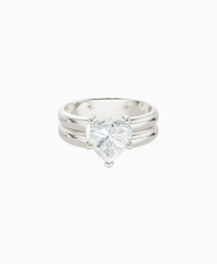 White Lab Diamond / Heart / 2ct