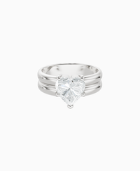 White Lab Diamond / Heart / 2ct