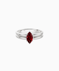Pigeon Blood Lab Ruby / Marquise (NS) / 0.5ct