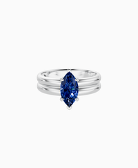 Royal Blue Lab Sapphire / Marquise (NS) / 1ct