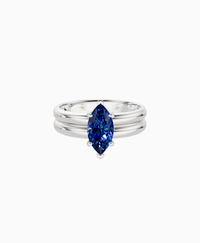 Royal Blue Lab Sapphire / Marquise (NS) / 1ct