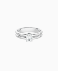 White Lab Diamond / Oval (NS) / 0.5ct