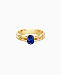 Royal Blue Lab Sapphire / Oval (NS) / 0.5ct