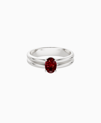 Pigeon Blood Lab Ruby / Oval (NS) / 0.5ct