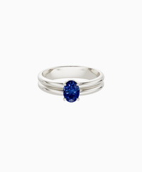 Royal Blue Lab Sapphire / Oval (NS) / 0.5ct