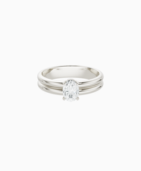 White Lab Diamond / Oval (NS) / 0.5ct