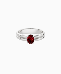 Pigeon Blood Lab Ruby / Oval (NS) / 0.5ct