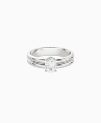 White Lab Diamond / Oval (NS) / 0.5ct