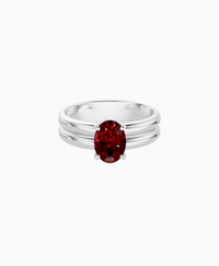 Pigeon Blood Lab Ruby / Oval (NS) / 1ct