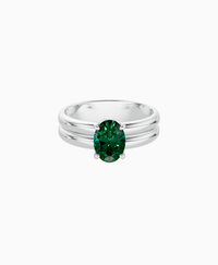 Zambian Lab Emerald / Oval (NS) / 1ct