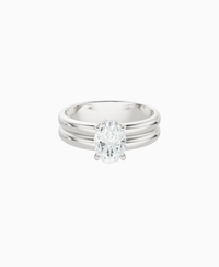 White Lab Diamond / Oval (NS) / 1ct