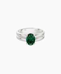 Zambian Lab Emerald / Oval (NS) / 1ct