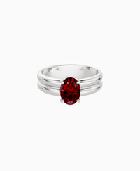 Pigeon Blood Lab Ruby / Oval (NS) / 1ct