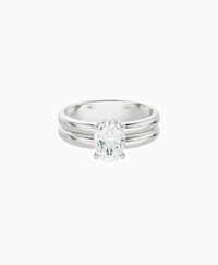 White Lab Diamond / Oval (NS) / 1ct