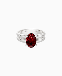 Pigeon Blood Lab Ruby / Oval (NS) / 1.5ct