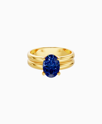 Royal Blue Lab Sapphire / Oval (NS) / 1.5ct