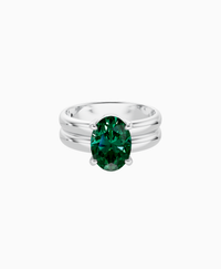 Zambian Lab Emerald / Oval (NS) / 2ct