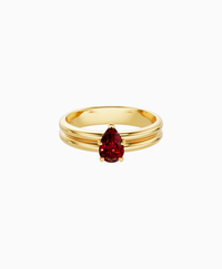 Pigeon Blood Lab Ruby / Pear (NS) / 0.5ct