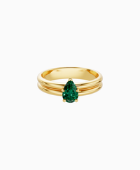 Zambian Lab Emerald / Pear (NS) / 0.5ct