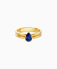 Royal Blue Lab Sapphire / Pear (NS) / 0.5ct